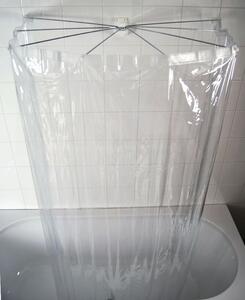 Ridder, OMBRELLA skladacia sprchová kabína, 100x70cm, priehľadná, 58200