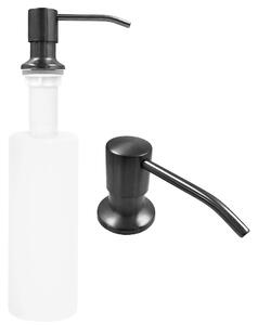 Vstavaný dávkovač mydla/saponátu REA LON, 300 ml, titán