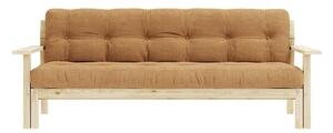 Rozkladacia pohovka v horčicovohnedej farbe 190 cm Unwind – Karup Design