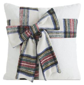 CHLPATÁ VIANOČNÁ DEKORAČNÁ OBLIEČKA NA VANKÚŠ SCARF 45X45 CM VZOROVANÁ