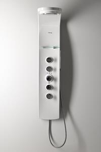 Polysan, LUK sprchový panel s termostat. batériou 250x1300mm, nástenný, 80312