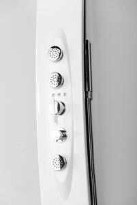 Polysan, MOLA sprchový panel s termostat. batériou 210x1300mm, nástenný, 80365