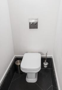 Kerasan, WALDORF WC sedátko, Soft Close, biela/chróm, 418801