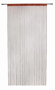Hnedý záves do dverí 100x200 cm String – Mendola Fabrics