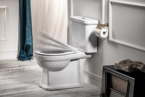 GSI CLASSIC WC sedátko, Soft Close, biela/chróm