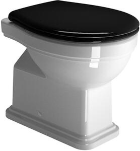 GSI, CLASSIC WC sedátko, Soft Close, čierna/chróm, MSC87CN20