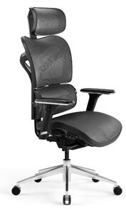 Kancelárska ergonomická stolička Diablo V-Commander, čierno-šedá