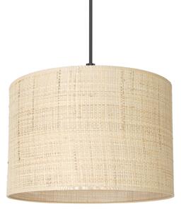 Luster na lanku RATTAN 1xE27/60W/230V pr. 25 cm ratan