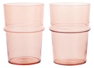 Poháre Boya Tall, Blush, sada 2 kusov – Ferm Living