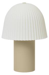 FERM LIVING Prenosná lampa Frill, Cashmere / White