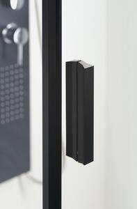 Polysan, ZOOM LINE BLACK sprchové dvere 1400mm, číre sklo, ZL1314B