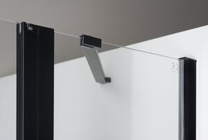 Polysan ZOOM LINE BLACK sprchové dvere 1000mm, číre sklo