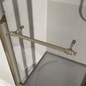 Gelco, ANTIQUE sprchové dvere 800mm, lavé, číre sklo, bronz, svetlý odtieň, GQ1280LCL