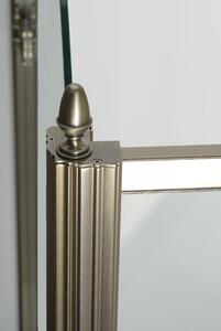 Gelco ANTIQUE sprchové dvere posuvné, 1200mm, ČÍRE sklo, bronz