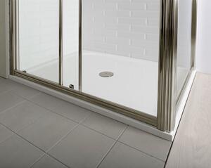 Gelco, ANTIQUE sprchové dvere posuvné 1100mm, číre sklo, bronz, GQ4211C