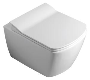 CREAVIT GLANC WC sedátko, SLIM, Soft Close, biela