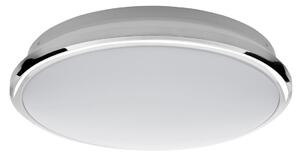 Sapho, SILVER stropné LED svietidlo 10W, 230V, priemer 28cm, studená biela, chróm, AU463