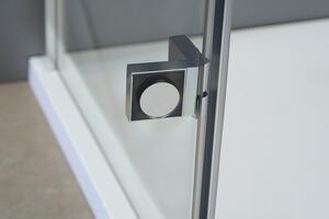 Polysan FORTIS LINE sprchové dvere 800mm, číre sklo, ľavé