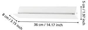 Eglo 99086 - LED Nástenné svietidlo ZUBIALDE LED/12W/230V