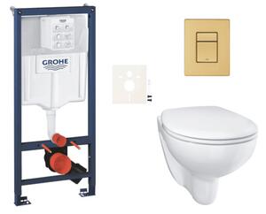 Závesný WC set do ľahkých stien / predstenová montáž GROHE Bau Ceramic SIKOGRSBAUSCGN0