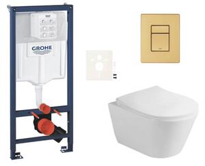 Závesný WC set do ľahkých stien / predstenová montáž Glacera Ava SIKOGRSAVASCGN0