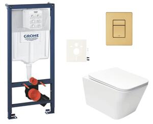 Závesný WC set do ľahkých stien / predstenová montáž SAT Infinitio SIKOGRSIN12SCGN0