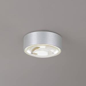 Lindby LED-Downlight Siaka, sivá, kov, Ø 5 cm, IP65