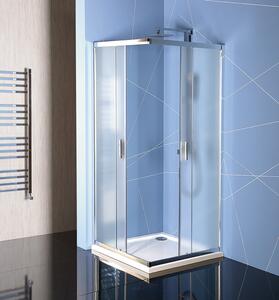 Polysan EASY LINE štvorcová sprchová zástena 900x900mm, sklo BRICK