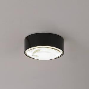 Lindby LED-Downlight Siaka, čierna, kov, Ø 5 cm, IP65