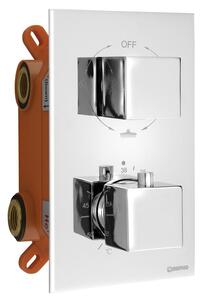 Sapho, LATUS podomietková sprchová termostatická batéria, box, 3 výstupy, chrómová, 1102-63