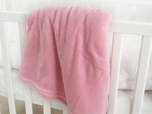 Ružová detská deka z mikroflanelu 110x140 cm Exclusive – B.E.S