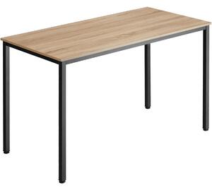 Písací stôl Vanport 120x60x75,5cm - Industrial svetlé drevo, dub Sonoma