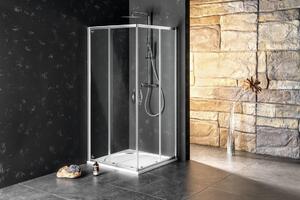 Gelco SIGMA SIMPLY obdĺžnikový sprchovací kút 900x800 mm, L/P variant, rohový vstup, Brick sklo
