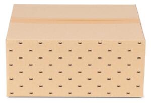 Súprava 3 béžových úložných boxov Compactor Teddy, 35 x 15 cm