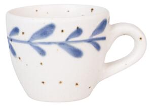 Kameninový hrnček na espresso Viola Leaf Blue