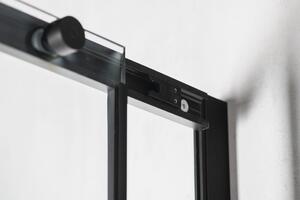 Polysan, ALTIS LINE BLACK sprchové dvere 1070-1110mm, výška 2000mm, sklo 8mm, AL3912B
