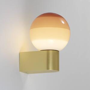 MARSET LED nástenné svetlo Dipping Light A1, krémová/mosadz, Mosadz / zlato, Obývacia izba / jedáleň, kov, Dizajn, Nástenné svietidlo