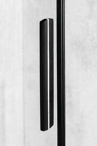 Polysan ALTIS LINE BLACK posuvné dvere 780-800mm, výška 2000mm, číre sklo