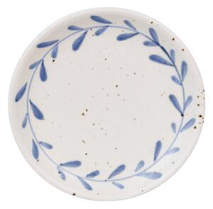 Kameninový tanier Viola Leaf Blue 18 cm