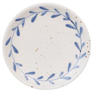 Kameninový tanier Viola Leaf Blue 26 cm