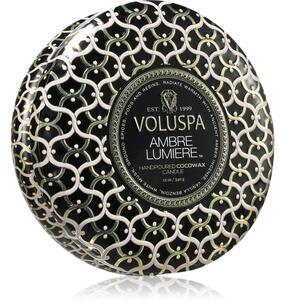 VOLUSPA Ambre Lumiere vonná sviečka v plechu 340 g