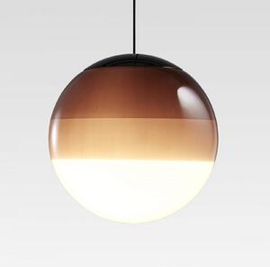 MARSET LED závesné svietidlo Dipping Light, Ø 13 cm, hnedá, Hnedá / hrdzavá, Obývacia izba / jedáleň, Sklo, Dizajn, Závesné svietidlo