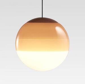 MARSET LED závesné svietidlo Dipping Light, Ø 13 cm, krémová farba, Krémová / jantárovo žltá, Obývacia izba / jedáleň, Sklo, Dizajn, Závesné svietidlo