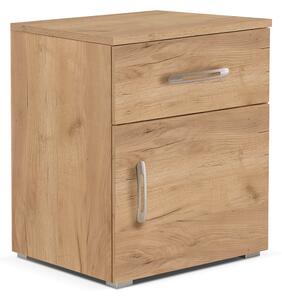 Nočný stolík SALAH - dub craft zlatý