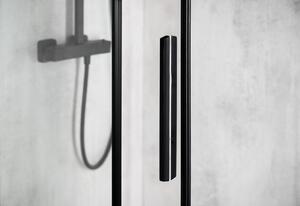 Polysan ALTIS LINE BLACK obdĺžnikový sprchovací kút 1100x800 mm, L/P varianta