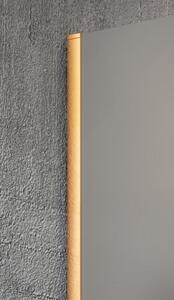 Gelco, VARIO GOLD jednodielna sprchová zástena na inštaláciu k stene, dymové sklo, 700 mm, GX1370GX1016