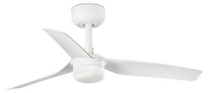 FARO 33820WT-1TW - Stmievateľný ventilátor s LED MINI PUNT/10W/230V, biela, priemer 90 cm WT+DO
