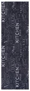 Koberec / Behúň Hanse Home Cook & Clean Wild Kitchen Board čierny / biely