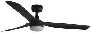 FARO 33815WT-21-LED Stmievateľný stropný ventilátor PUNT M LED/18W/230V, čierny, priemer 132 cm, WT + DO