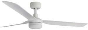 FARO 33814WT-20 - LED stmievateľný stropný ventilátor PUNT M LED/18W/230V biela pr.132 cm WT + DO